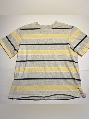 Vintage HUNT CLUB Striped Crew Neck SHIRT Size LARGE 90s Men’s